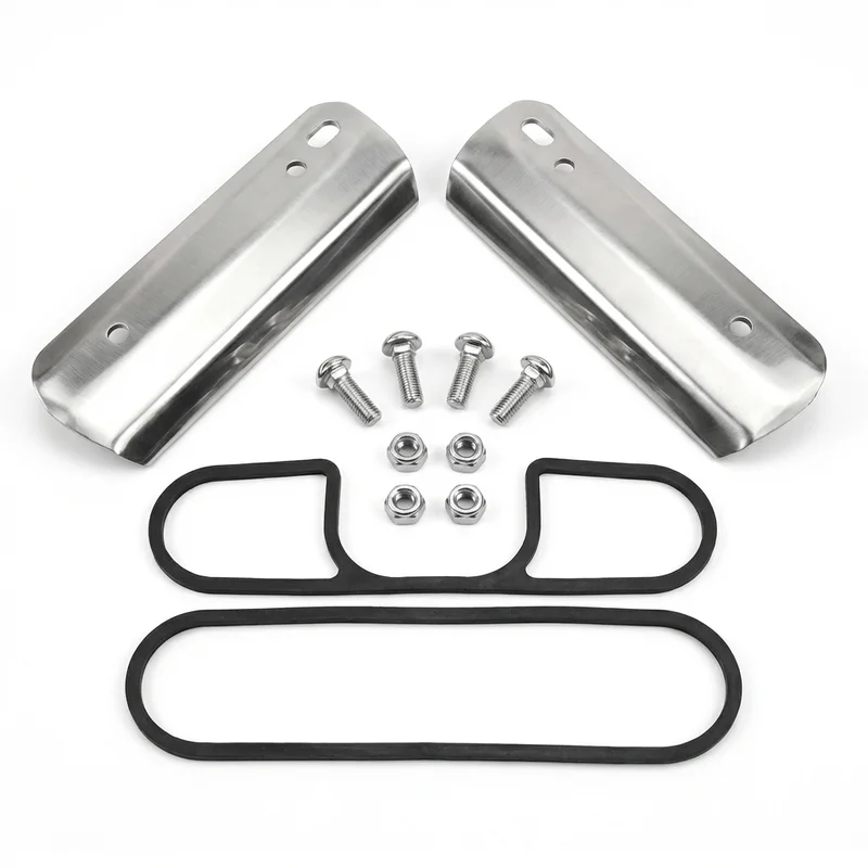 Edelstahl-Montagehalterungsset für Genesis G70 (2019 - 2025) - 1