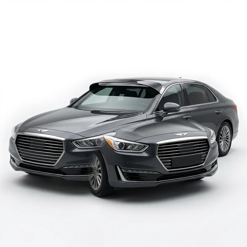 Getönte Acryl-Sonnenschutzblende für Genesis G90 (2017 - 2024) - 1