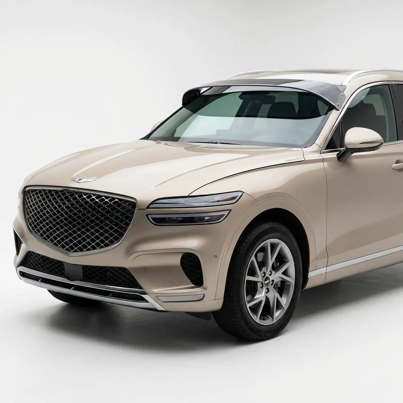 Tinted Acrylic Windscreen Sunvisor for Genesis GV70 (2022 - 2025) - 1