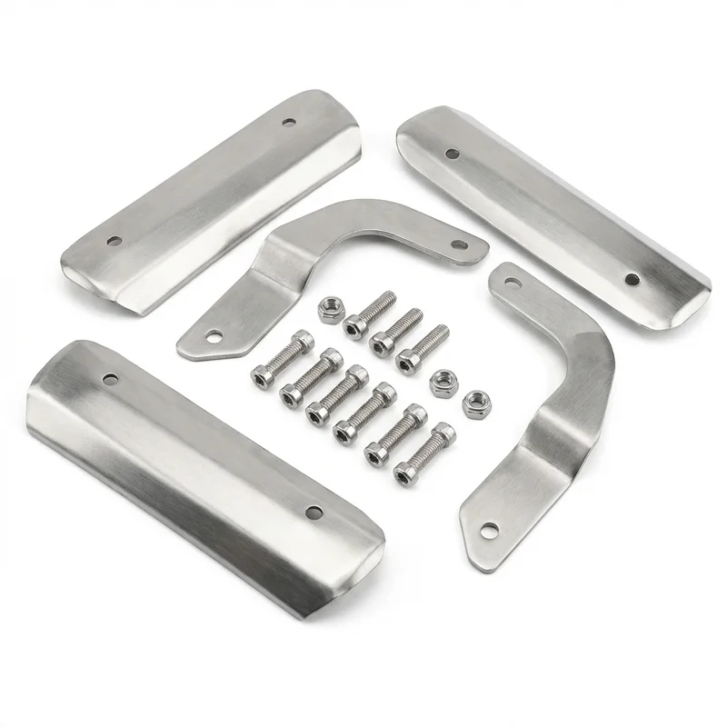 Stainless Steel Mounting Bracket Kit for Geo Prizm (1989 - 1997) - 1