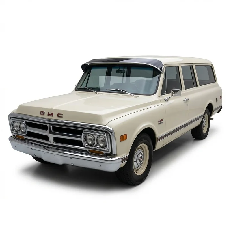 Getönte Acryl-Sonnenschutzblende für GMC C25/C2500 Suburban (1967 - 1974) - 1