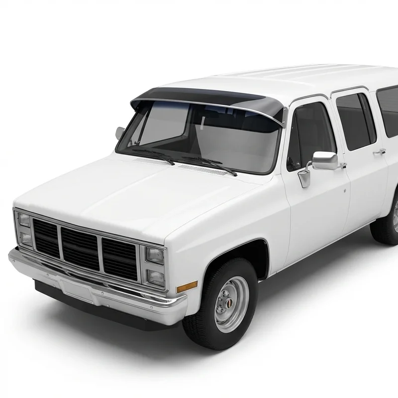 Getönte Acryl-Sonnenschutzblende für GMC C2500 Suburban (1979 - 1999) - 1