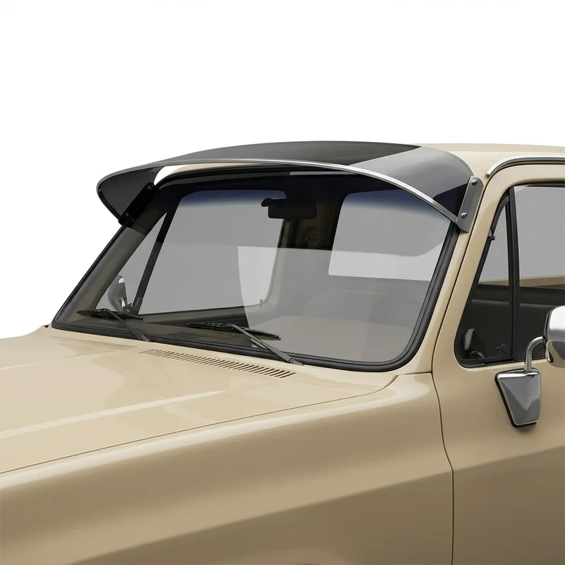 Tinted Acrylic Windscreen Sunvisor for GMC C35 (1975 - 1978) - 1