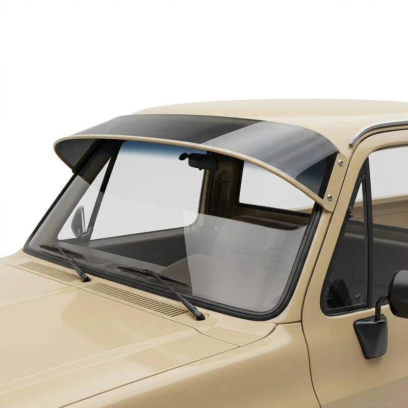 Tinted Acrylic Windscreen Sunvisor for GMC C5000 (1979 - 1990) - 1