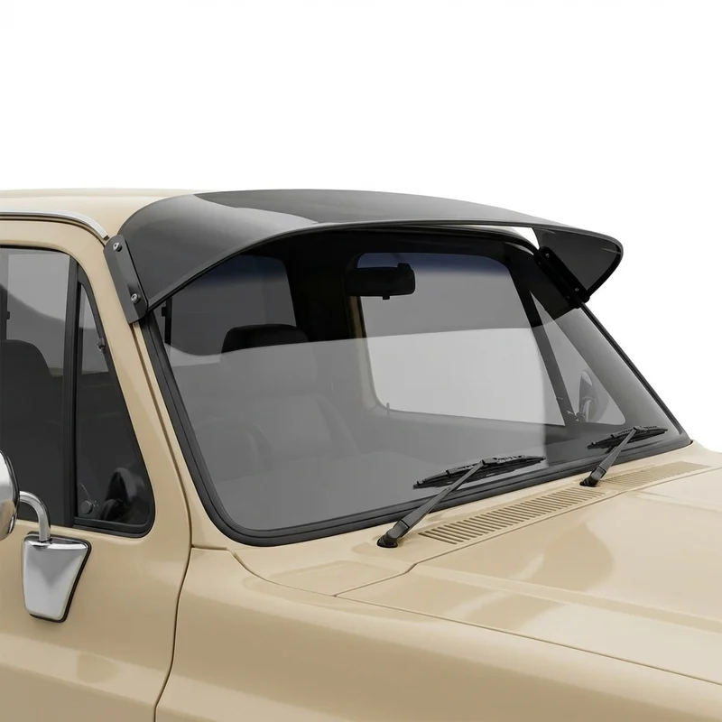 Tinted Acrylic Windscreen Sunvisor for GMC C5000 Topkick (1990 - 1991) - 1