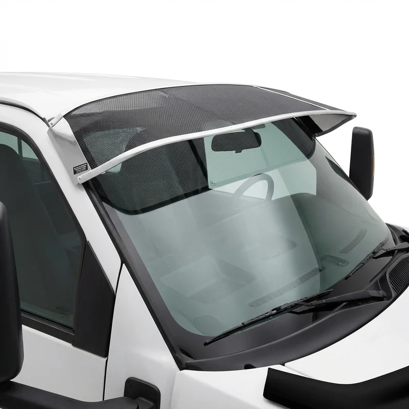 บังแดดกระจกหน้าแบบตาข่ายพรีเมียม สำหรับ GMC C5500 Topkick (2003 - 2009) - 1