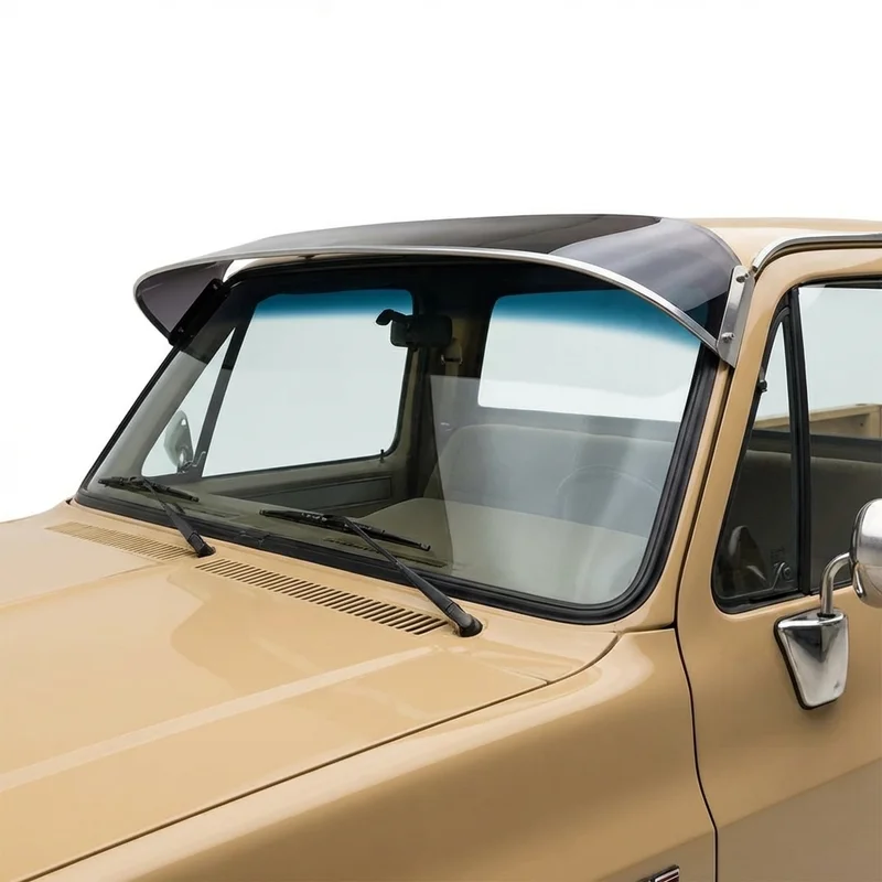 Tinted Acrylic Windscreen Sunvisor for GMC C6000 (1979 - 1990) - 1