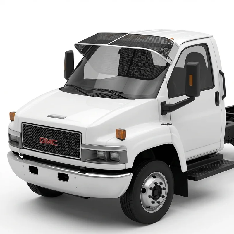 Premium Mesh-Sonnenschutzblende für GMC C7500 Topkick (1997 - 2009) - 1