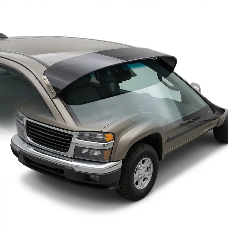 Getönte Acryl-Sonnenschutzblende für GMC Canyon (2004 - 2025) - 1