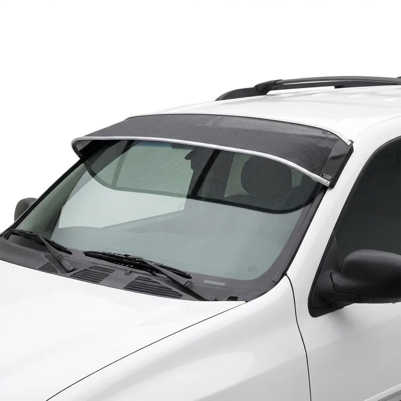 บังแดดกระจกหน้าแบบตาข่ายพรีเมียม สำหรับ GMC Envoy (2002 - 2009) - 1