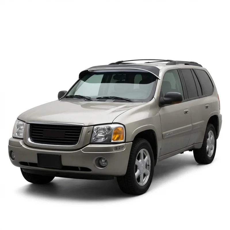 บังแดดกระจกหน้าอะคริลิกสีชา สำหรับ GMC Envoy XUV (2004 - 2005) - 1