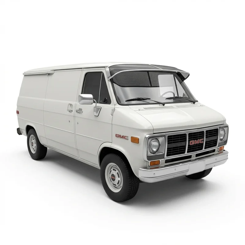 Premium Mesh-Sonnenschutzblende für GMC G25/G2500 Van (1967 - 1974) - 1