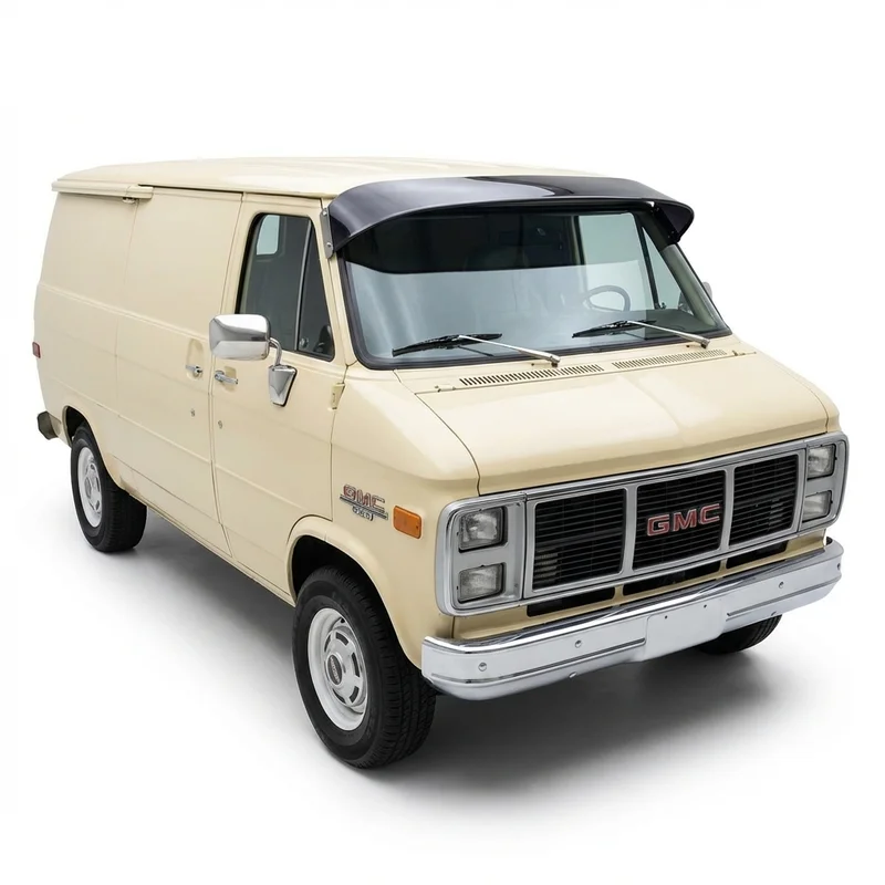 Getönte Acryl-Sonnenschutzblende für GMC G25/G2500 Van (1967 - 1974) - 1