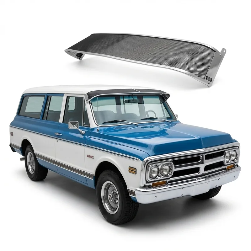 Premium Mesh Windscreen Sunvisor for GMC K15/K1500 Suburban (1967 - 1974) - 1