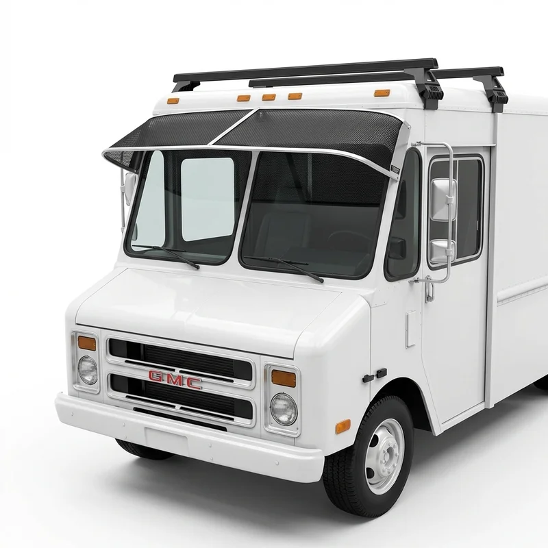 Premium Mesh-Sonnenschutzblende für GMC P15 (1975 - 1978) - 1