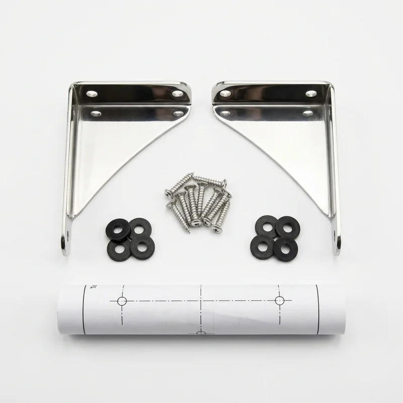 Edelstahl-Montagehalterungsset für GMC P25 (1975 - 1978) - 1