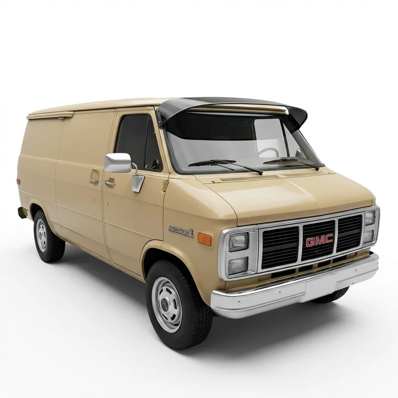 Getönte Acryl-Sonnenschutzblende für GMC P2500 (1979 - 1989) - 1