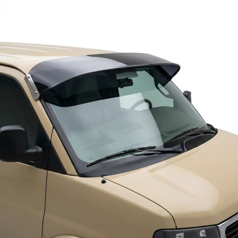Getönte Acryl-Sonnenschutzblende für GMC Savana 4500 (2009 - 2024) - 1