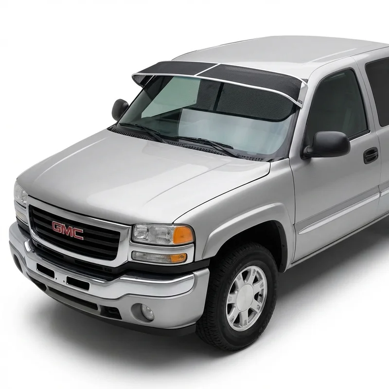 Premium Mesh Windscreen Sunvisor for GMC Sierra 1500 HD Classic (2007 - 2007) - 1