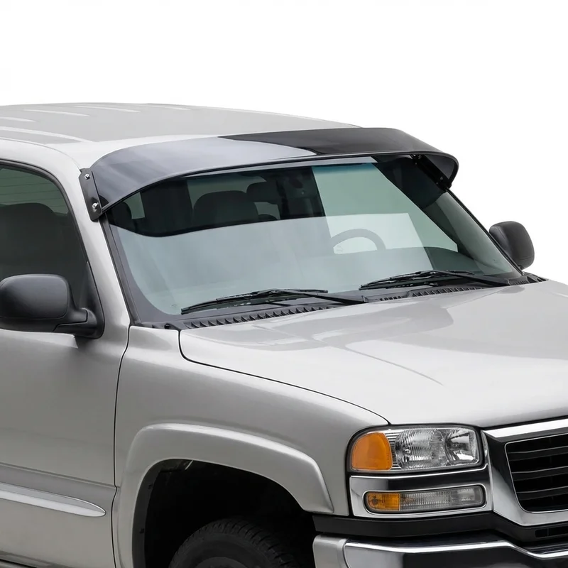 Tinted Acrylic Windscreen Sunvisor for GMC Sierra 1500 HD Classic (2007 - 2007) - 1