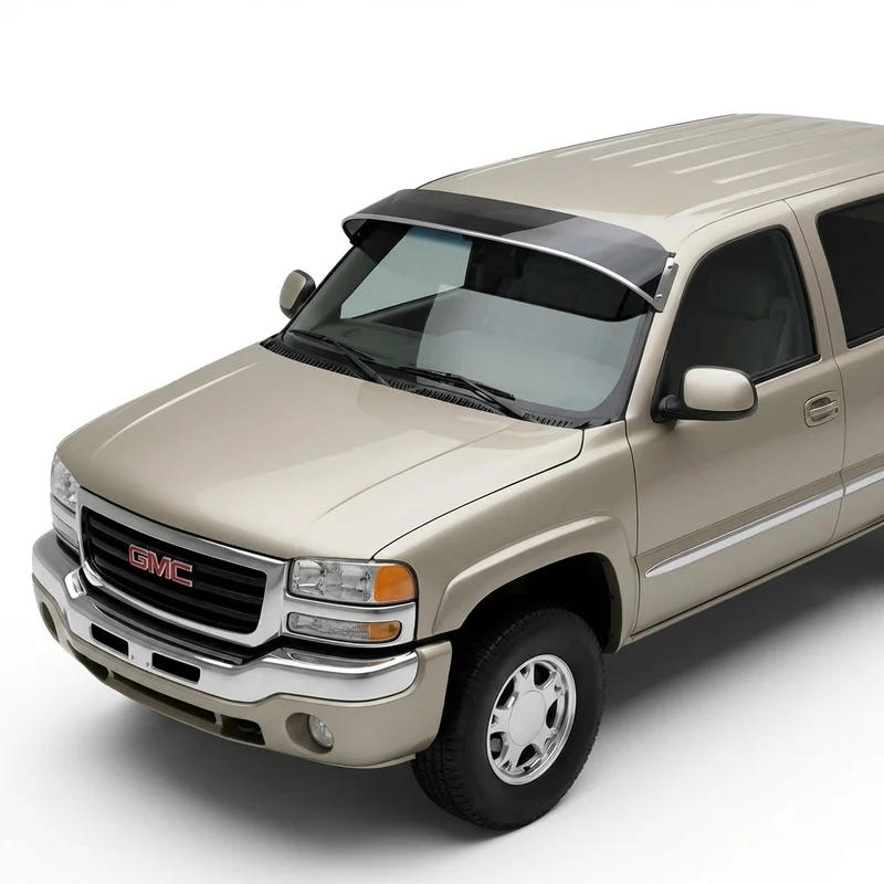 Getönte Acryl-Sonnenschutzblende für GMC Sierra 2500 HD (2001 - 2025) - 1