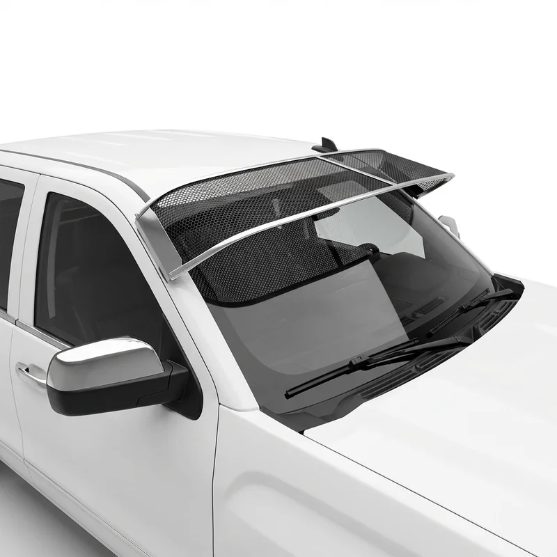 Premium Mesh-Solskærm til Forrude til GMC Sierra (2007 - 2022) - 1