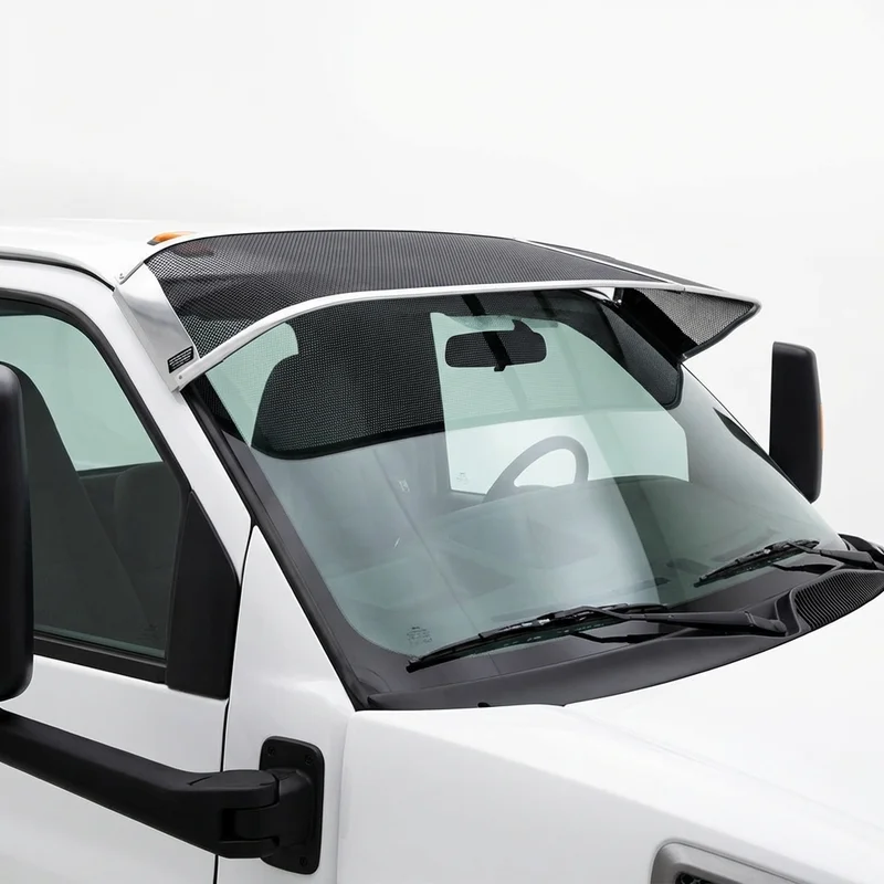 Premium Mesh Windscreen Sunvisor for GMC W5500HD Forward (2004 - 2009) - 1