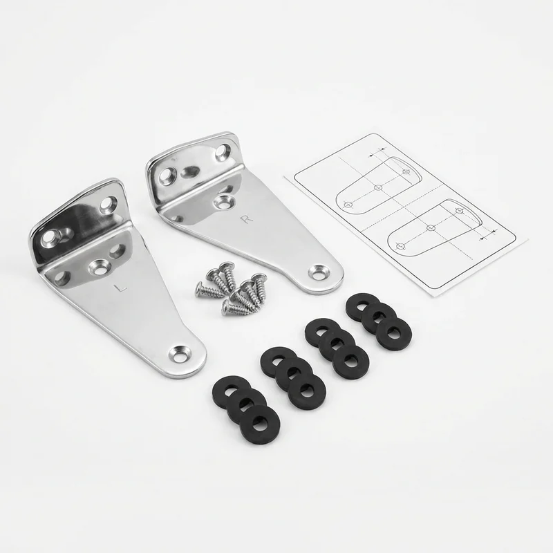 Stainless Steel Mounting Bracket Kit for Hillman Super Minx (1962 - 1967) - 1