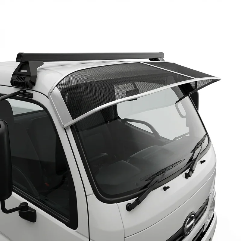 Premium Mesh Windscreen Sunvisor for Hino 165 (2005 - 2010) - 1
