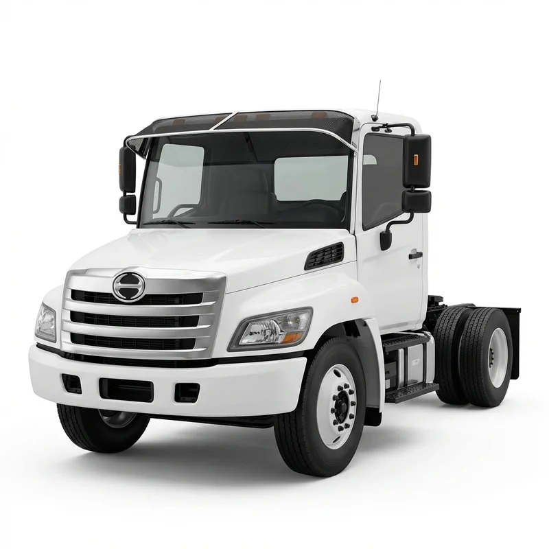 Premium Mesh Windscreen Sunvisor for Hino 258 (2006 - 2020) - 1