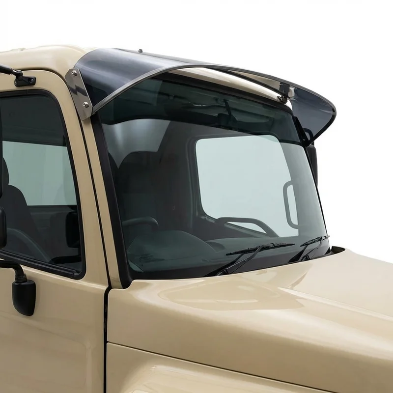 Tinted Acrylic Windscreen Sunvisor for Hino 338CT (2008 - 2014) - 1