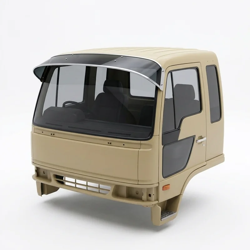 Тонирана акрилна козирка за предно стъкло за Hino FD16 (1986 - 1987) - 1