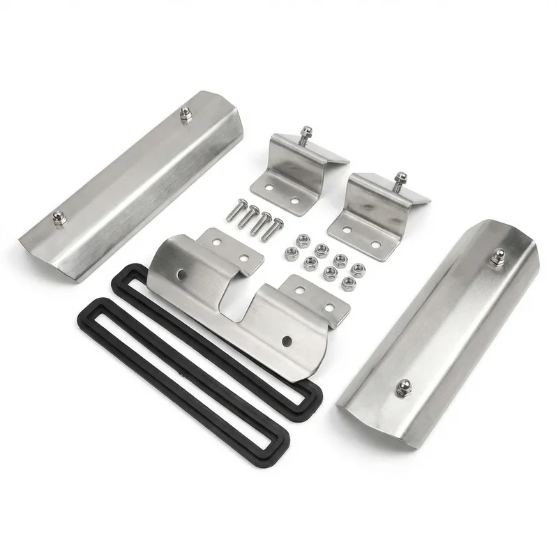 Stainless Steel Mounting Bracket Kit for Honda CRX (1988 - 1991) - 1