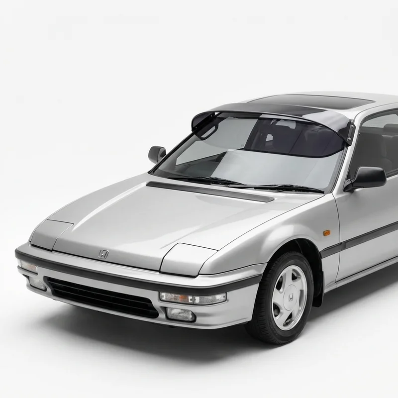 Tinted Acrylic Windscreen Sunvisor for Honda Prelude (1979 - 2001) - 1