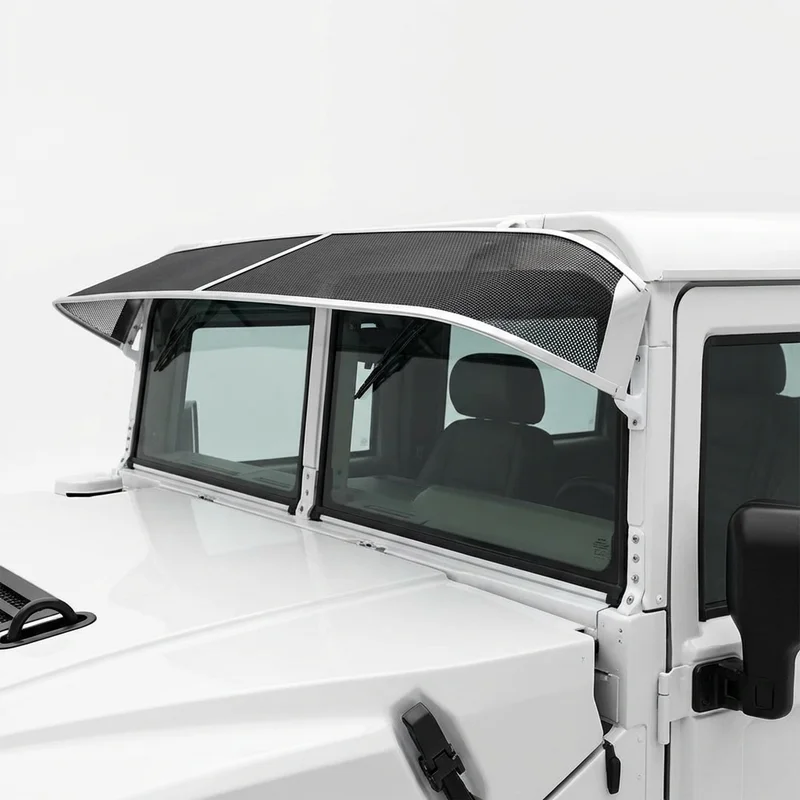 Premium Mesh Windscreen Sunvisor for Hummer H1 (2002 - 2006) - 1