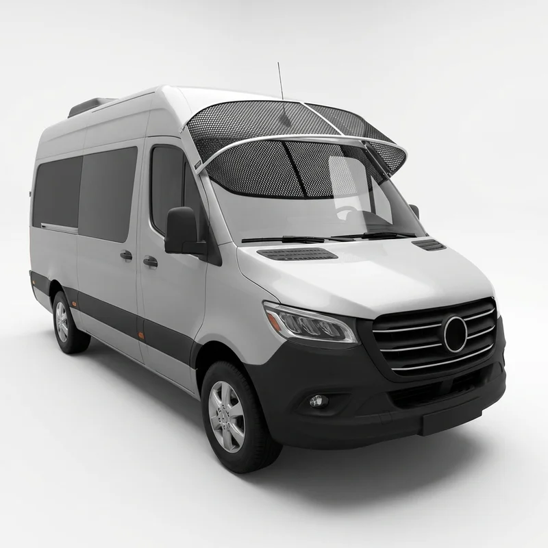 Premium Mesh Windscreen Sunvisor for Hymer Aktiv (2019 - 2019) - 1