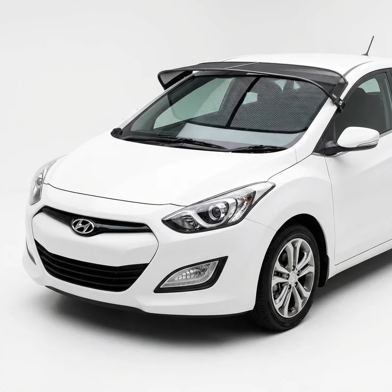 Premium Mesh Windscreen Sunvisor for Hyundai Elantra Coupe (2013 - 2014) - 1