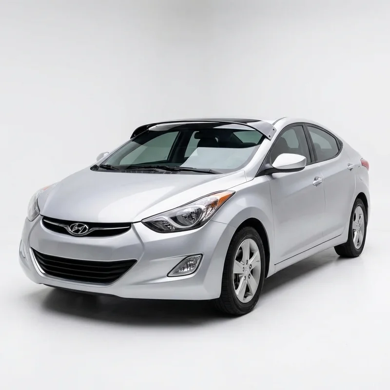 Tinted Acrylic Windscreen Sunvisor for Hyundai Elantra Coupe (2013 - 2014) - 1