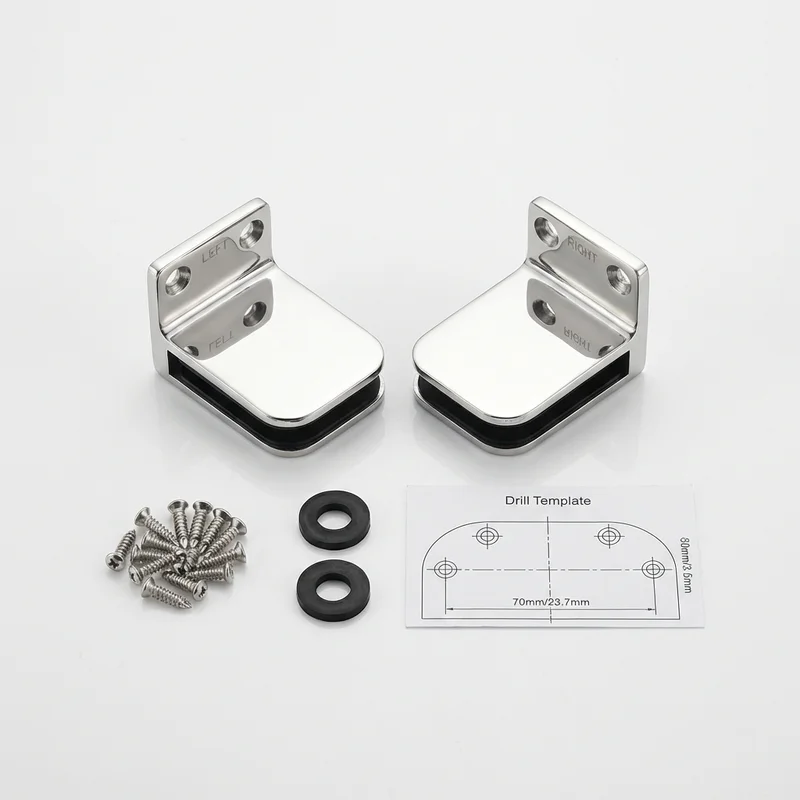 Stainless Steel Mounting Bracket Kit for Hyundai Excel (1986 - 1994) - 1