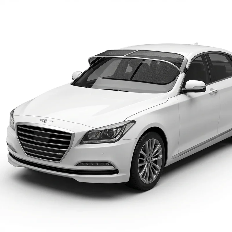Premium Mesh Windscreen Sunvisor for Hyundai Genesis G80 (2017 - 2025) - 1