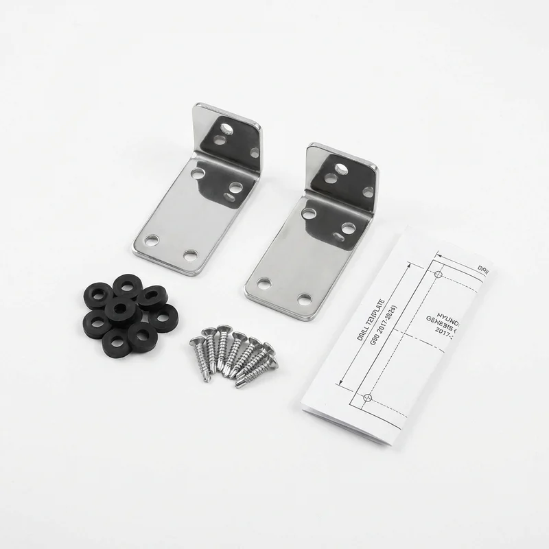 Monteringsbeslagssæt i Rustfrit Stål til Hyundai Genesis G90  (2017 - 2024) - 1