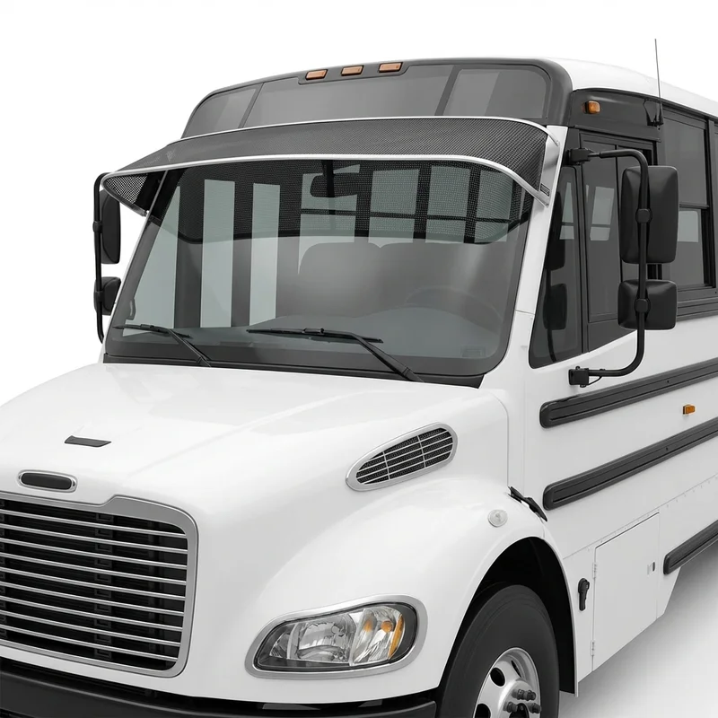 Premium Mesh Windscreen Sunvisor for IC Corporation 3000 Chassis (2005 - 2007) - 1