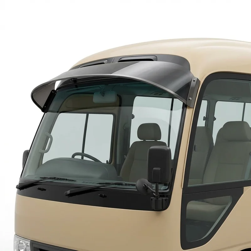 Tinted Acrylic Windscreen Sunvisor for IC Corporation CE Integrated (2005 - 2015) - 1