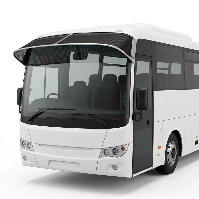 Premium Mesh Windscreen Sunvisor for IC Corporation HC Integrated Commercial (2007 - 2019) - 1