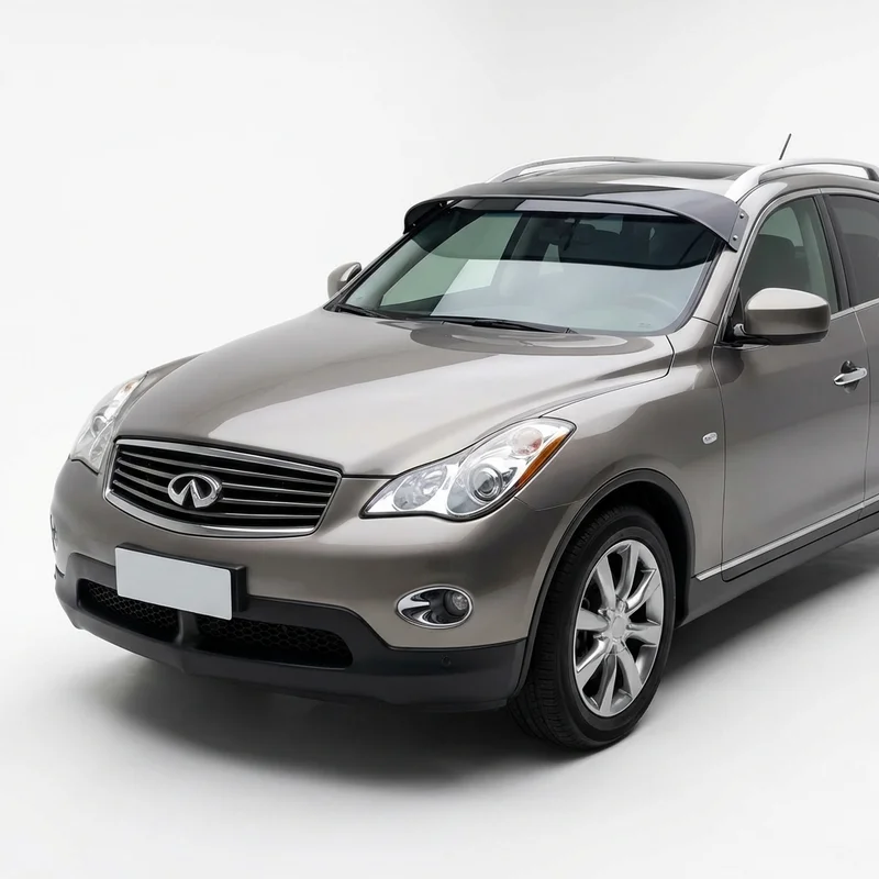 Tinted Acrylic Windscreen Sunvisor for INFINITI EX35 (2008 - 2012) - 1