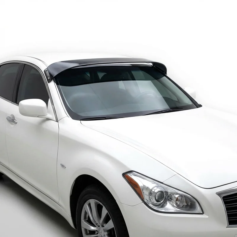 Tinted Acrylic Windscreen Sunvisor for INFINITI M37 (2011 - 2013) - 1