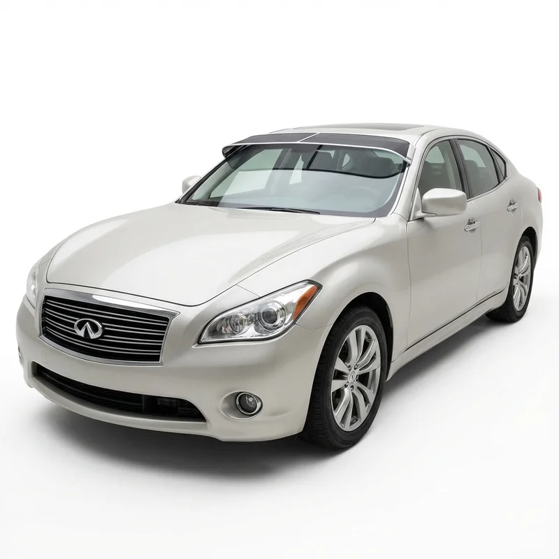 Premium Mesh Windscreen Sunvisor for INFINITI M56 (2011 - 2013) - 1