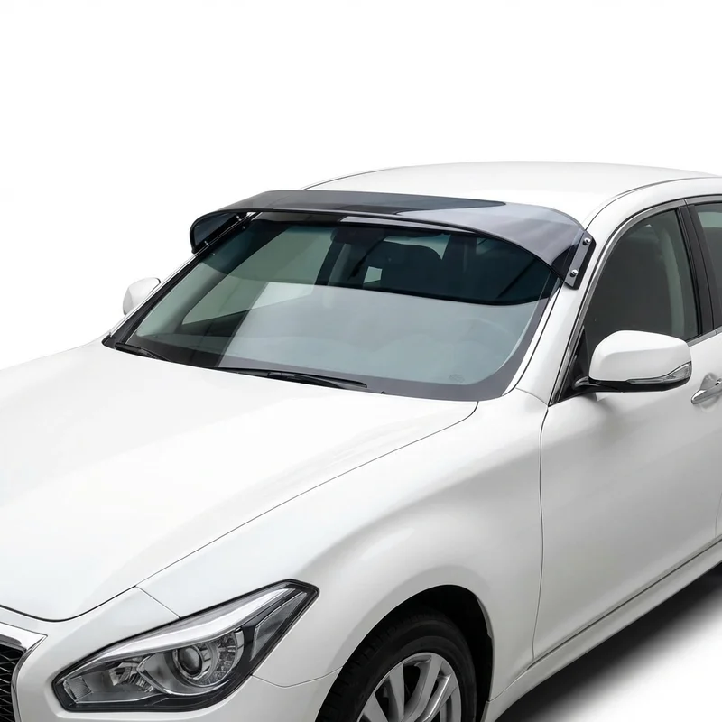 Tinted Acrylic Windscreen Sunvisor for INFINITI M56 (2011 - 2013) - 1