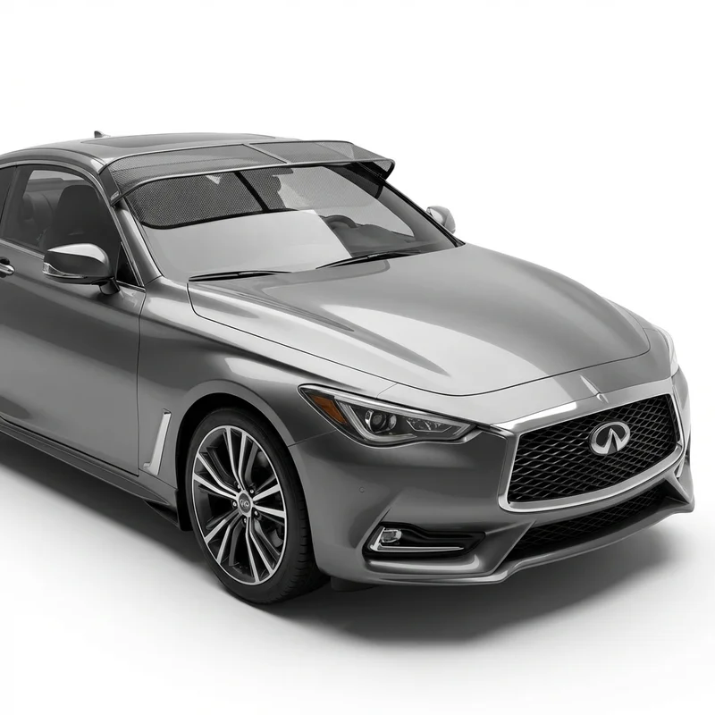 Premium Mesh Windscreen Sunvisor for INFINITI Q60 (2014 - 2022) - 1