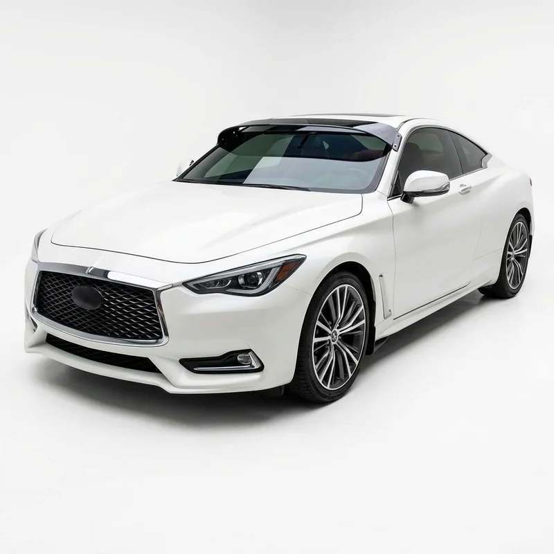 Tinted Acrylic Windscreen Sunvisor for INFINITI Q60 (2014 - 2022) - 1